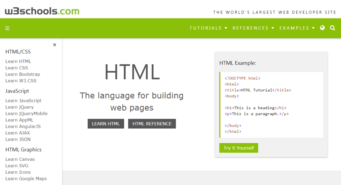Học lập trình cùng W3schools