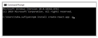 create-react-app - npm - reactjs