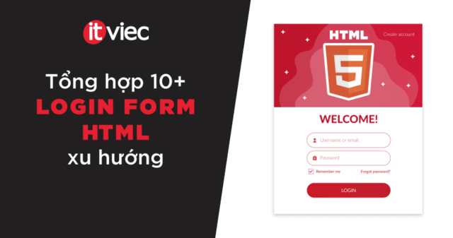 login form html - tạo form đăng nhập html - itviec blog