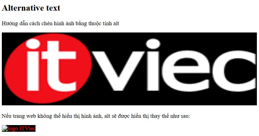 chèn ảnh trong html - itviec blog