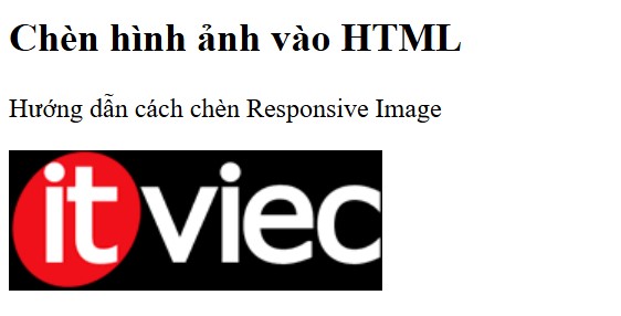 chèn ảnh trong html - itviec blog